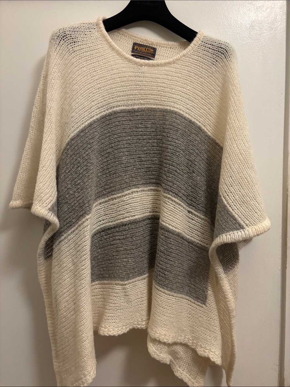 Pendleton Karin Merino Alpaca Wool Blend Cape Poncho Portland Collection M/L